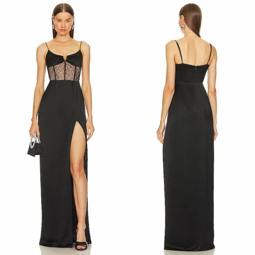 SAU LEE Isobel Dress in Black Size US 0 $495